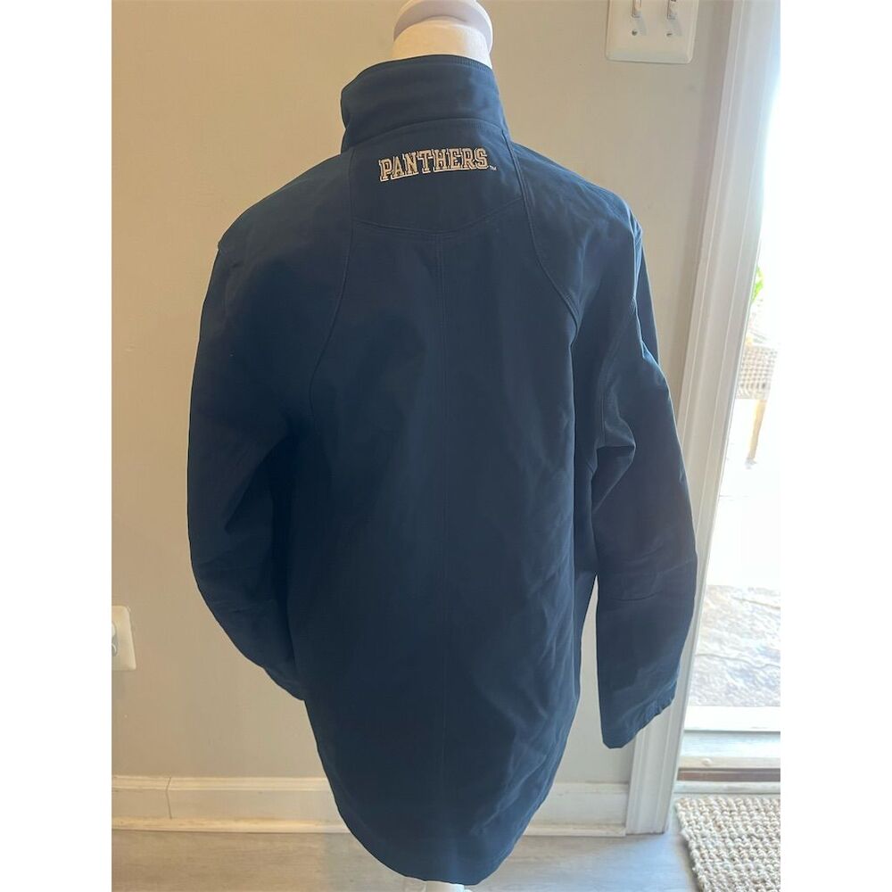Pitt Nike Pittsburgh Panthers Blue Windbreaker warm Jacket M - Picture 6 of 10